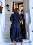 Seema Kahai Navy Nila Dress