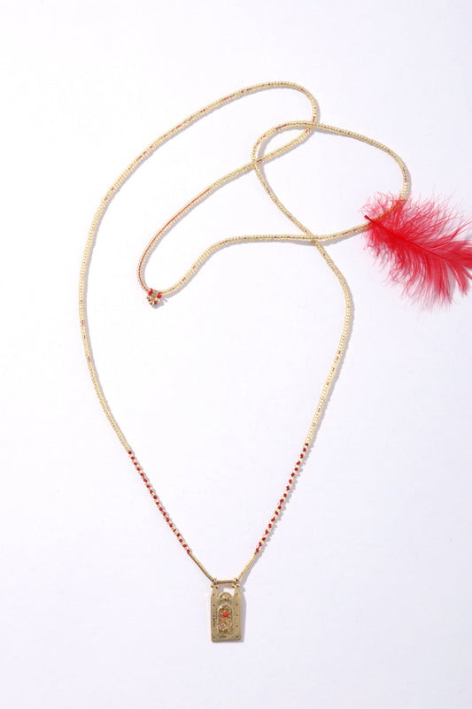 iLD Phoenix Frame on Beaded Necklace