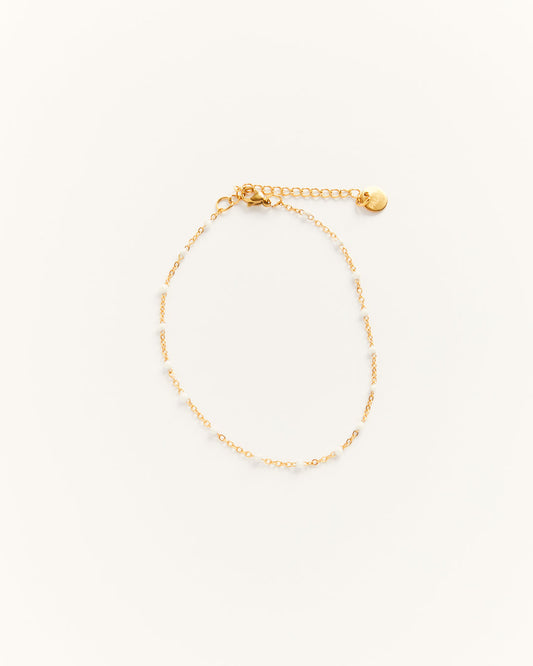 Palas-Castelo Bracelet in White