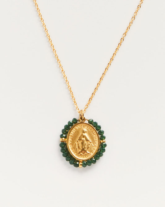 Palas- Santa Maria Necklace forest green