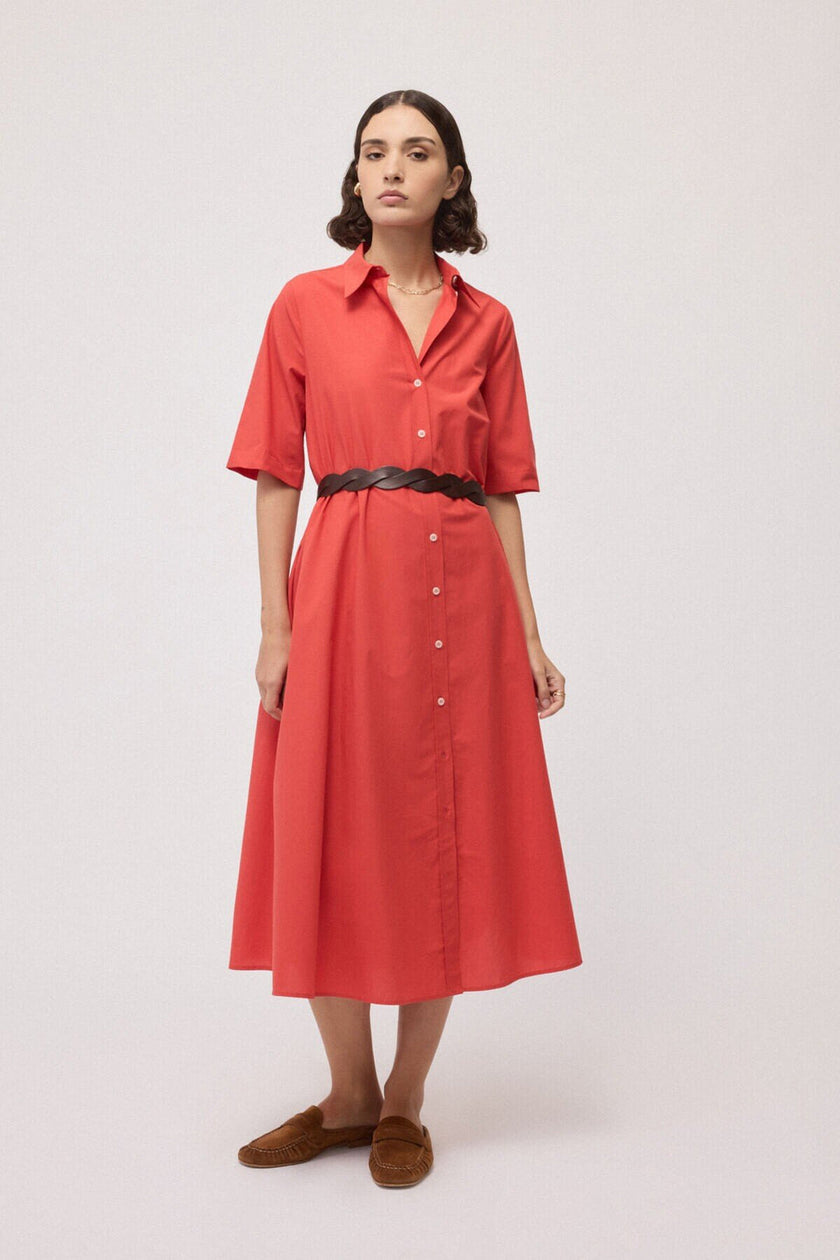 Ottad’Ame Poplin shirt dress