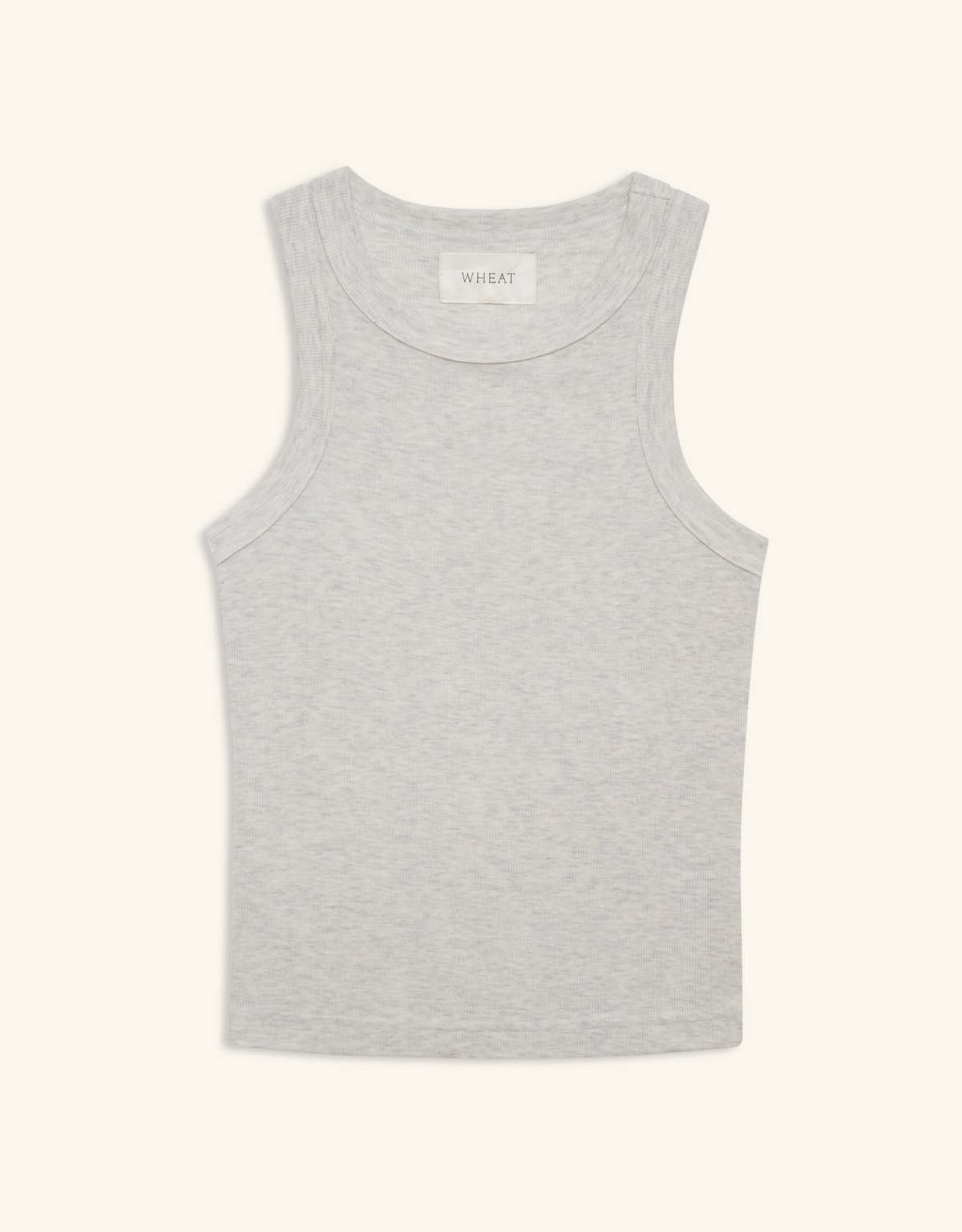 Maison Wheat Knoxville Tank Top in Heather Ash