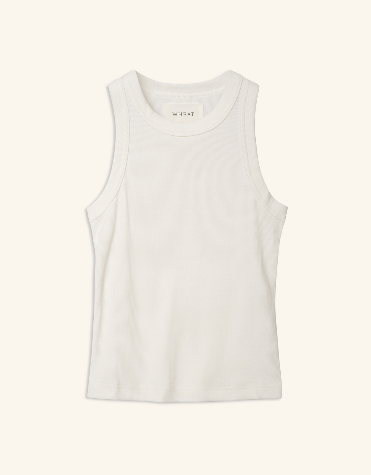 Maison Wheat Knoxville Tank Top in White