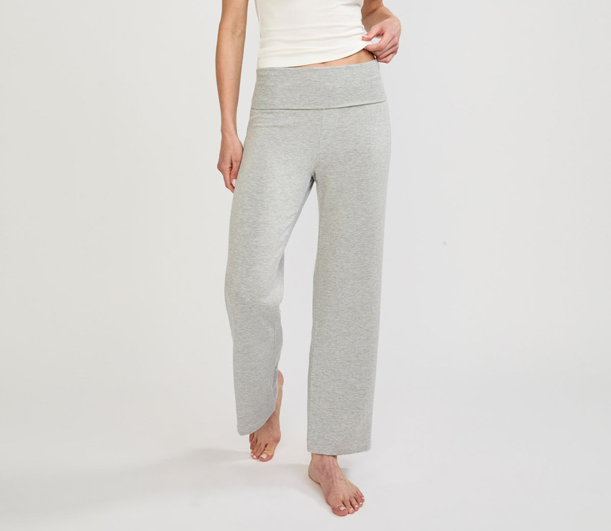 Maison Wheat Telluride Pant in Heather Grey