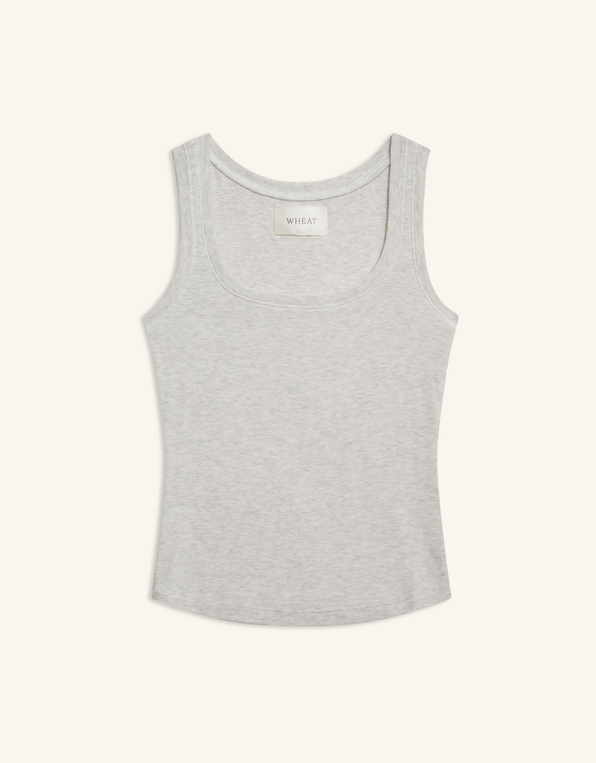 Maison Wheat Franklin Square Tank Top in Ash