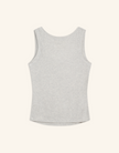 Maison Wheat Franklin Square Tank Top in Ash