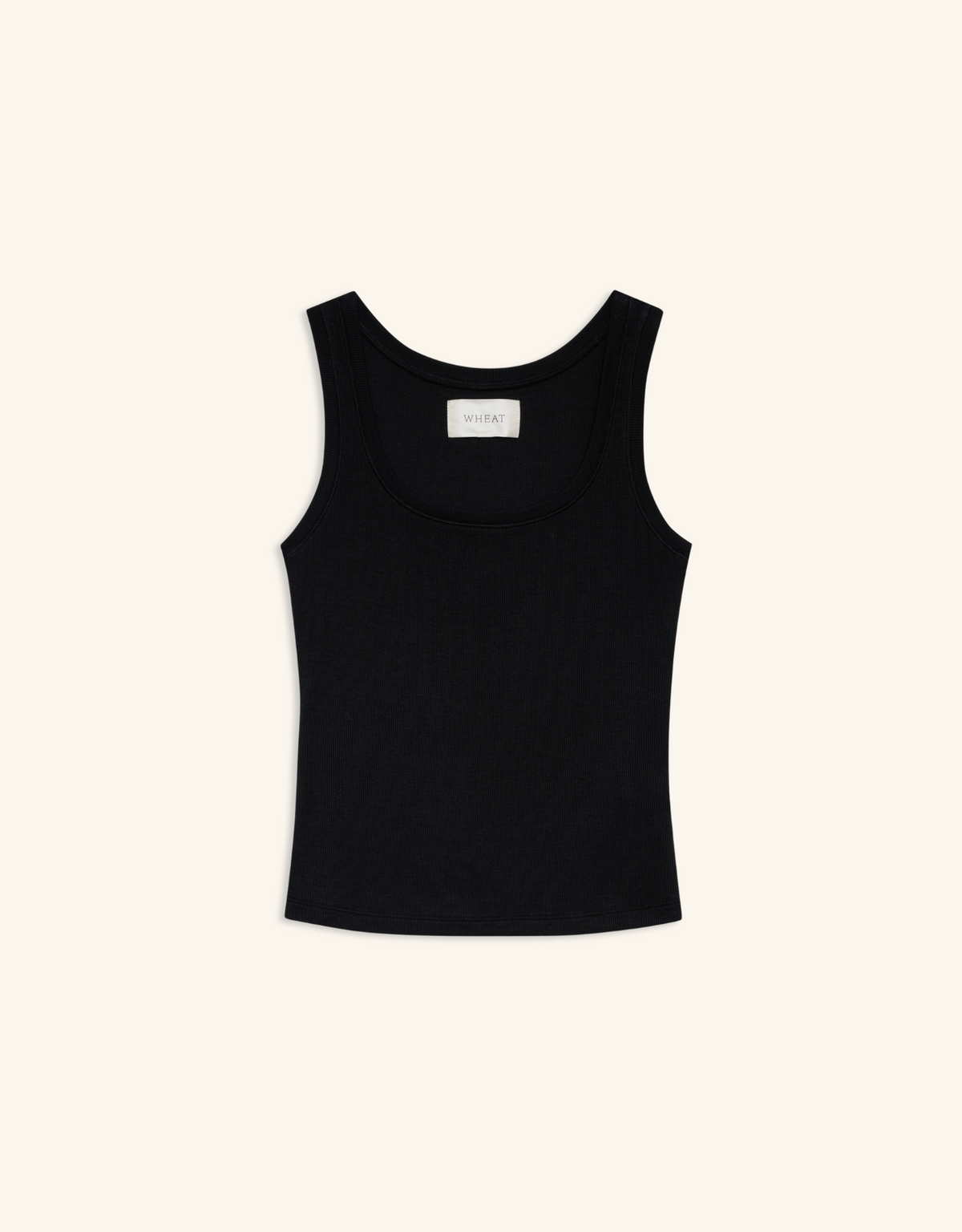 Madison Wheat Franklin Tank Top in Black