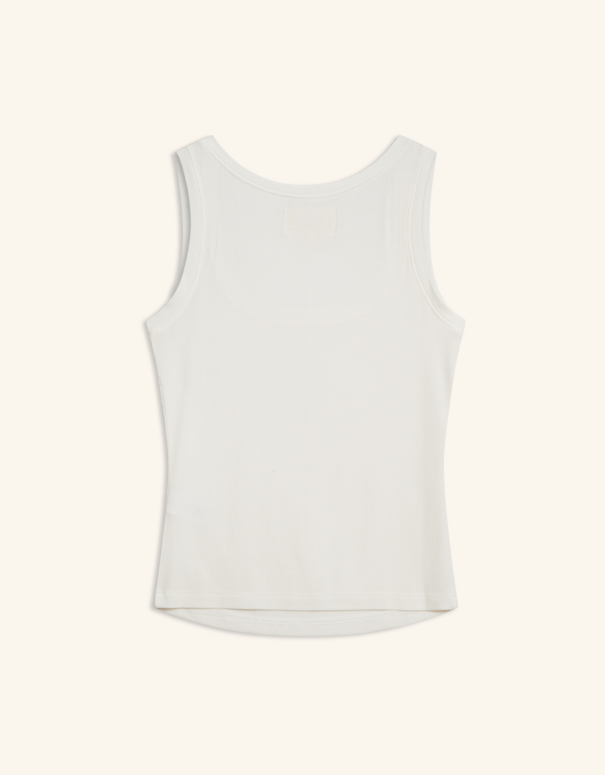 Maison Wheat Franklin Tank Top in White