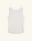 Maison Wheat Franklin Tank Top in White