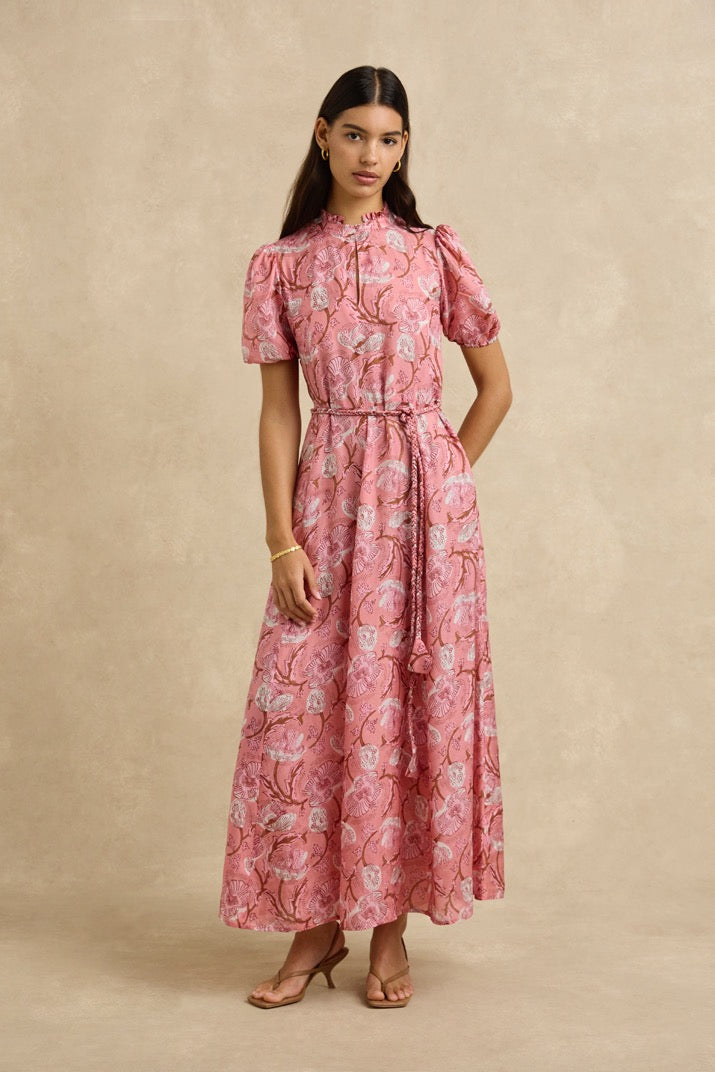 Hannah Artwear Oceanus Dress-Hibiscus Pink