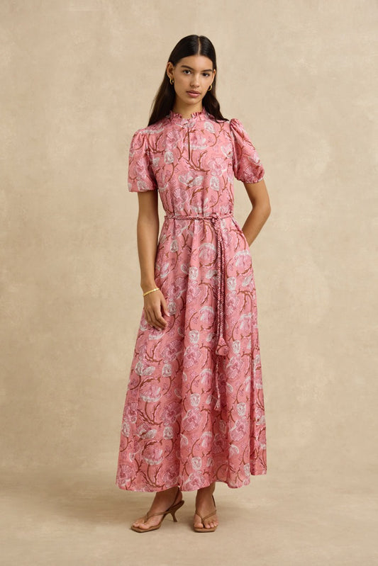 Hannah Artwear Oceanus Dress-Hibiscus Pink