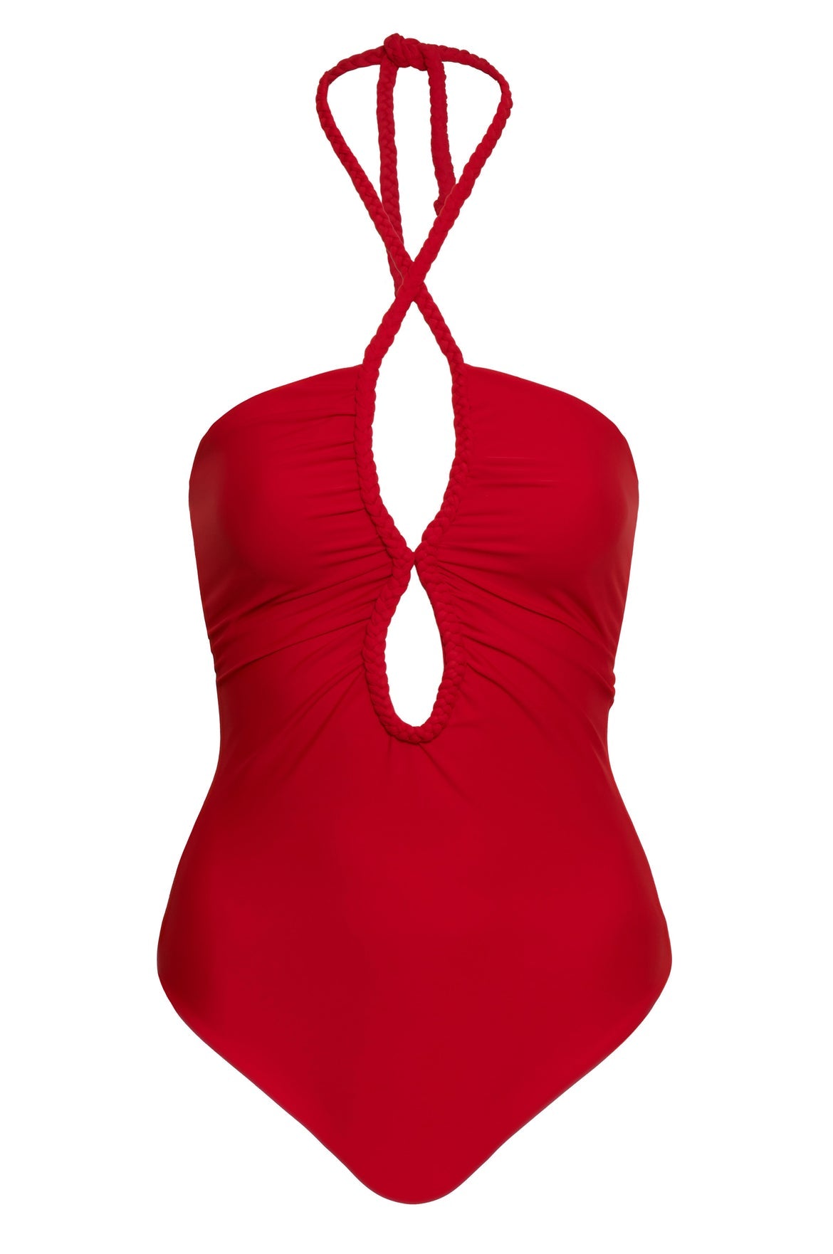 Juan De Dios Saint Tropez One Piece Swimsuit in Red
