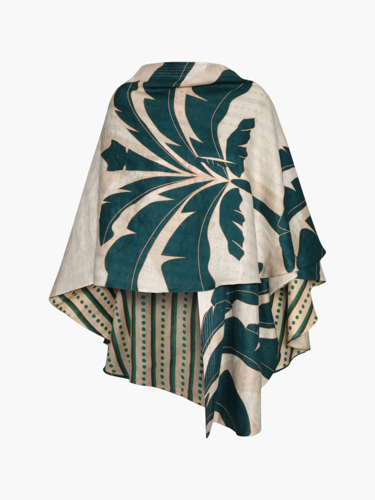 Juan De Dios Cavalo Linen Poncho