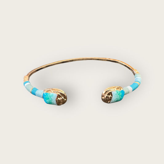 Gas Bijoux Duality Scaramouche enamel bracelet