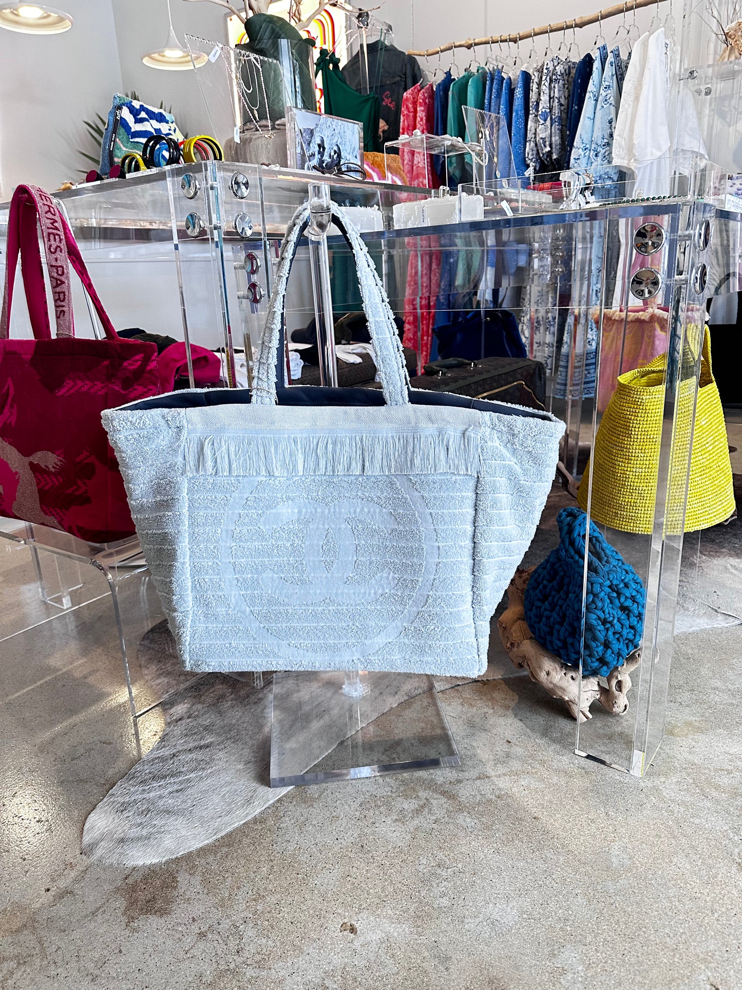 The Cabana up-cycle towel tote