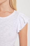 Goldie Ruffle Cotton Tee
