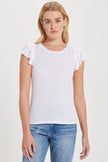 Goldie Ruffle Cotton Tee
