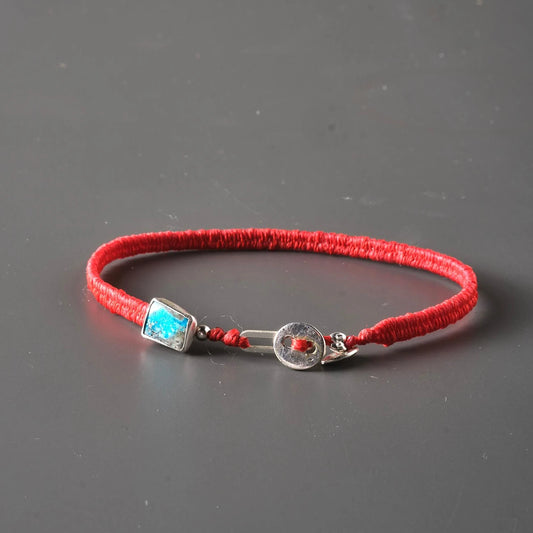 Janset Bilgin Feu Unisex Sterling Silver Bracelet