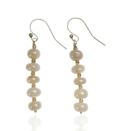 Moonstone Totem Earrings- RW