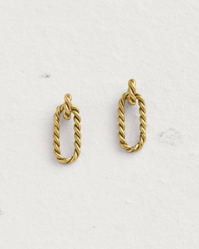 Rope Cable Earrings