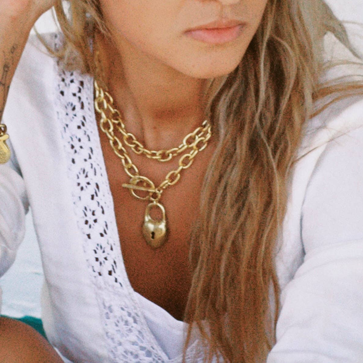Amalia Heart Locket Necklace