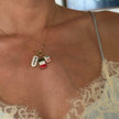 Shá Parlé Hand painted Porcelain Mi Amor Charm