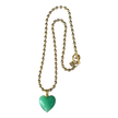 Bacio Mini Glass Heart Necklace