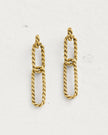 Rope Cable Earrings - The Long Version