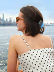 Hand-painted Tulip Conch Shell Claw Hair Clip