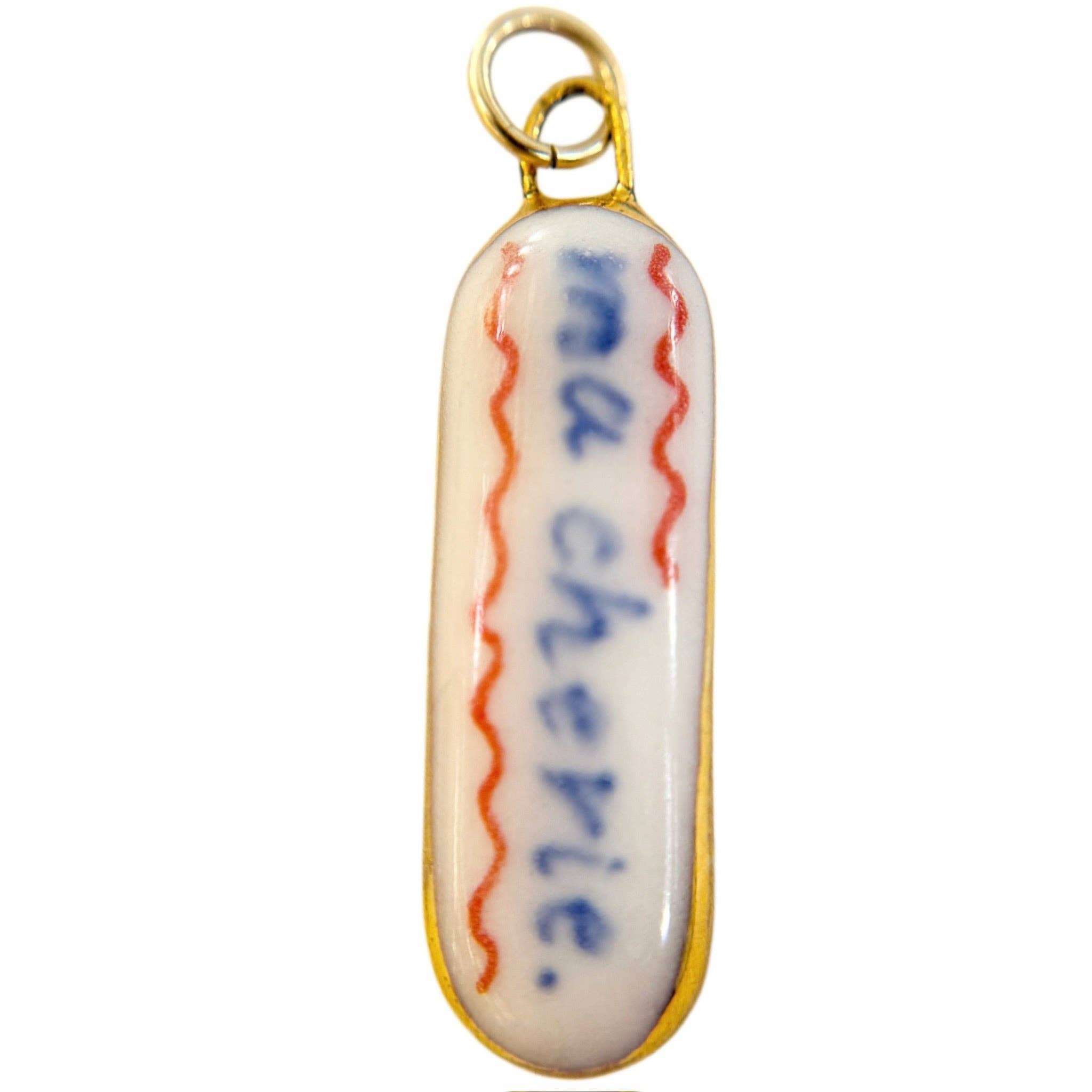 Shá Parlé Hand Painted Porcelain Ma Cherie Charm