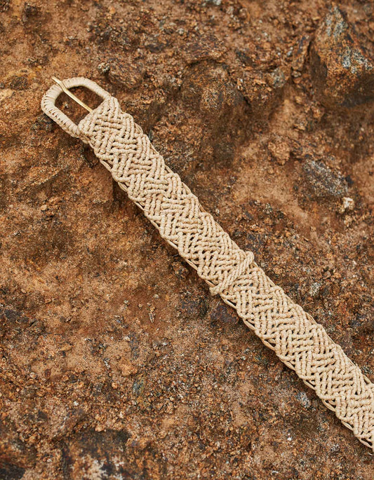 Taly Raffia belt